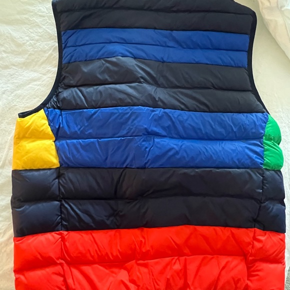NWT Polo by Ralph Lauren multi colored down vest - Picture 5 of 5
